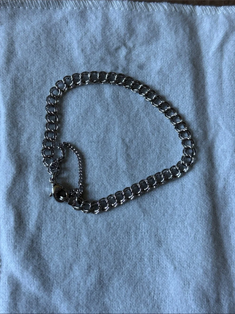 Classic Small Silver Chain Bracelet